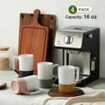 thumbnail image 3 of Juego de tazas para café Gencywe de 4 piezas, 470 ml, cerámica apta para microondas, 3 of 6