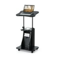 thumbnail image 1 of Giantex Bureau Mobile Assis-Debout, Bureau Debout à Hauteur Réglable avec Plateau Inclinable et Armoire de Rangement, Bureau Ergonomique Roulant pour Portable, Poste de Travail Informatique de Bureau à Domicile sur Roulettes, 1 of 10