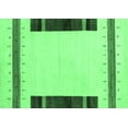 thumbnail image 1 of Ahgly Company Indoor Rectangle Solid Emerald Green Modern Area Rugs, 2' x 3', 1 of 4