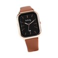 thumbnail image 2 of Resicozy Women's Vintage Watch Dainty Leather Strap Quartz Watches Soft Adjustable Wristwatch Resistance and Lightweight for Daily Wear, 2 of 3