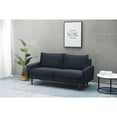thumbnail image 3 of Kingway Furniture Aurora Velvet Living Room Sofa in Black, 3 of 6