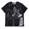 thumbnail image 3 of Terrifier T-Shirts for Men, Casual Crew Neck Tee Shirts, Unisex Short Sleeve Tops, S-3XL, 3 of 8