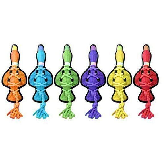 Multipet Cross Ropes Duck Assorted Color (11.5"" (2 Pack))
