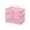 Pink, variant on WeDecorBay Two Layered Makeup Storage Bag Nylon Large Capacity Portable Toiletries Organizer Travel Accessories Foldable Design Transparent Mesh Handbag Blue,Free Size