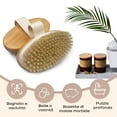 thumbnail image 4 of Detachable Body Brush Gentle Exfoliation Improves Skin Stimulates Circulation Function Reduces Orange Peel Tissue Farmhouse Paper Towel Holder Pool Towel Rack Bathroom Storage Cabinet over Toilet, 4 of 4