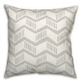 thumbnail image 2 of Creative Products Modern Gray Chevron 18x18 Spun Poly Pillow, 2 of 3