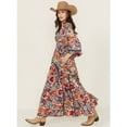thumbnail image 2 of Free People Women's Dixie Floral Print Maxi Dress Indigo X-  US, 2 of 4