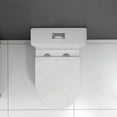 thumbnail image 4 of Small Compact One Piece Toilet Dual Flush,23 inch Short Depth for Tiny Bathroom,White, 4 of 8