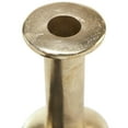 thumbnail image 4 of DecMode 2 Candle Gold Aluminum Metal Candle Holder with Rounded Bases, Set of 2, 4 of 11