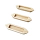 thumbnail image 4 of Set de 3 piezas: Barco de madera, modelo de canoa náutica de pesca, sin acabado, ideal para baño, dormitorio, regalos navideños y decoración., 4 of 9