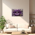 thumbnail image 4 of ZHONGYUTONG Lip Canvas Wall Art Purple Lips with Butterfly Pictures Painting Poster Artwork for Home Decor Framed (20.00" x 30.00"), 4 of 5