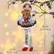 thumbnail image 1 of Adornos de muñecos de peluche navideños colgantes para árbol de Navidad para decoración de fiestas en casa, Papá Noel, muñeco de nieve, reno y oso, 1 of 5