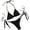Black, variant on LIUJUNSHOP Cheeky Triangle Bikini Sets for Women Sexy String Bathing Suit 2 Piece