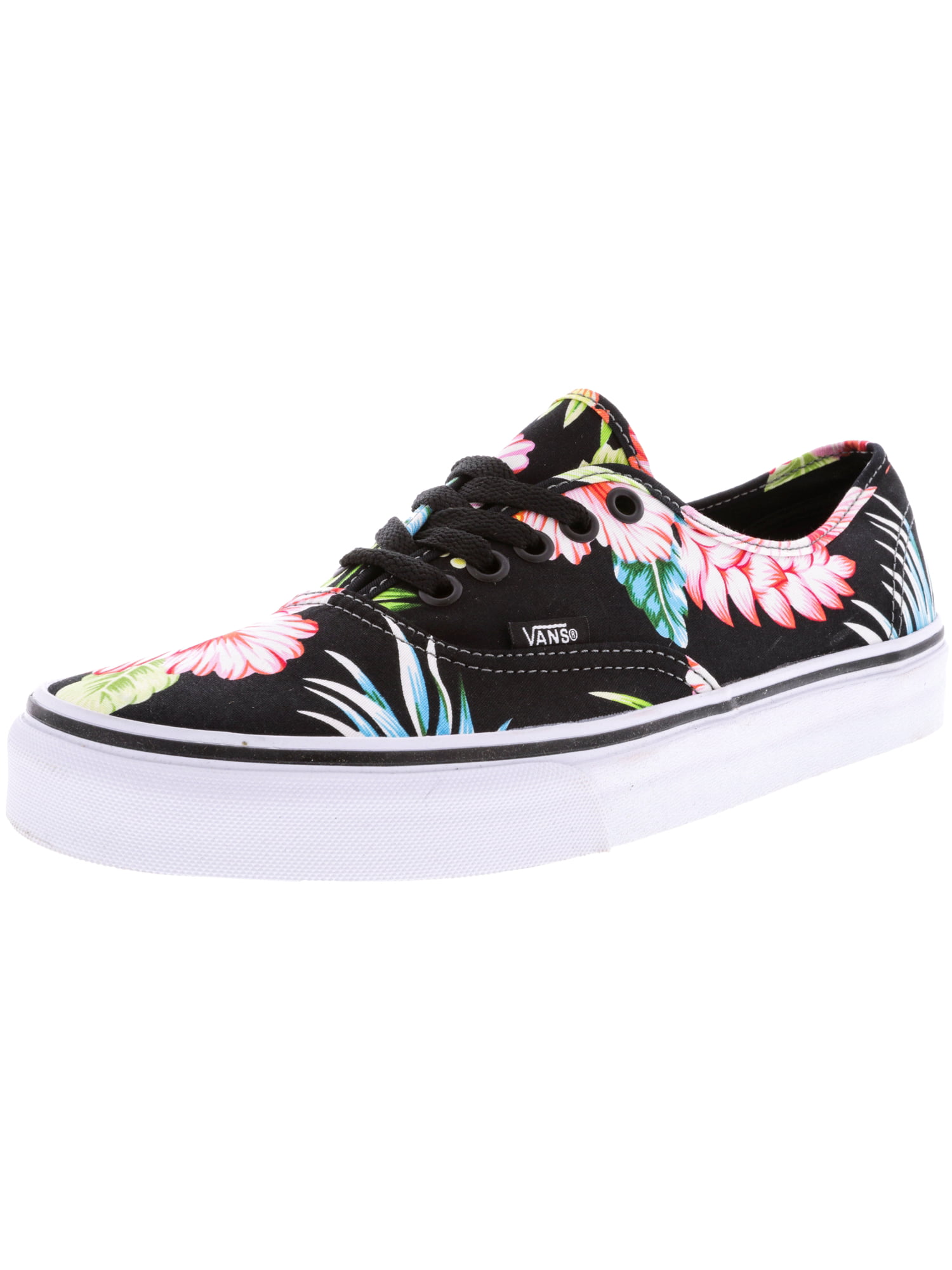vans authentic hawaiian floral skate shoe