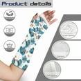 thumbnail image 7 of Jiueut Blue Flower Arm Cast Covers Wrist Cast Cover for Shower Arm Shower Sleeve Size M Decorative Cast Covers Teens Long Full Arm Cast Protector Gifts for Kids Girls, 7 of 7