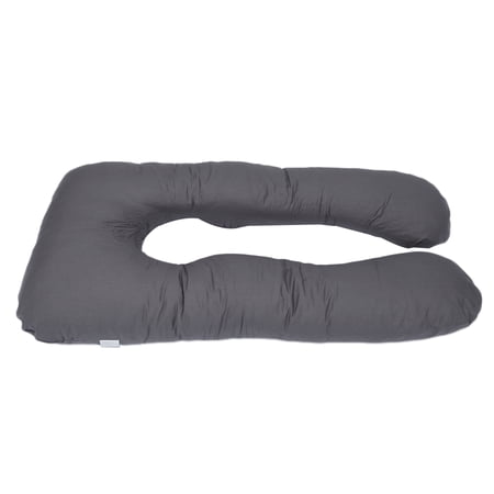 Total Body Pillow U Shaped Comfortable Maternity Pregnancy Pillow For Pregnant Women Health Care, Dark Grey
