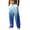 bleu, variante sur Pantalon d'Été Décontracté à Imprimé Dégradé Tropical pour la Plage, Léger, Taille Élastique, Coupe Ample, pour Voyage en Plein Air pour Hommes