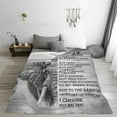 thumbnail image 4 of Elephant Blanket Animal Throw Blanket Cozy Fleece Flannel Bedding Black and White Elephant Gifts for Women Men Boys Girls Adults Lovers Stuff Plush for Couch Sofa Bed Room Decor, 4 of 8