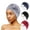 Black, variant on SmartBy Women Hat Good Stretch Wind-proof Tear-resistant Anti-shrink Brimless Warm Sequin Trim Flower All Match Turban Hat Fashion Accessory