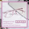 thumbnail image 3 of Gafas Blue Light OPTOFENDY para mujer TR90 Blue Light Bloc, 3 of 8