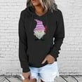 thumbnail image 2 of Fesfesfes Ugly Xmas Sweater Women's Casual Printed Long Sleeve Blouse Hooded Pullover Tops Sweatershirt, 2 of 6