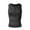 Black，two belt, variant on FITVALEN Men Neoprene Sauna Zipper Waist Trainer Vest Tank Top Trimmer Body Shaper with Two Belt