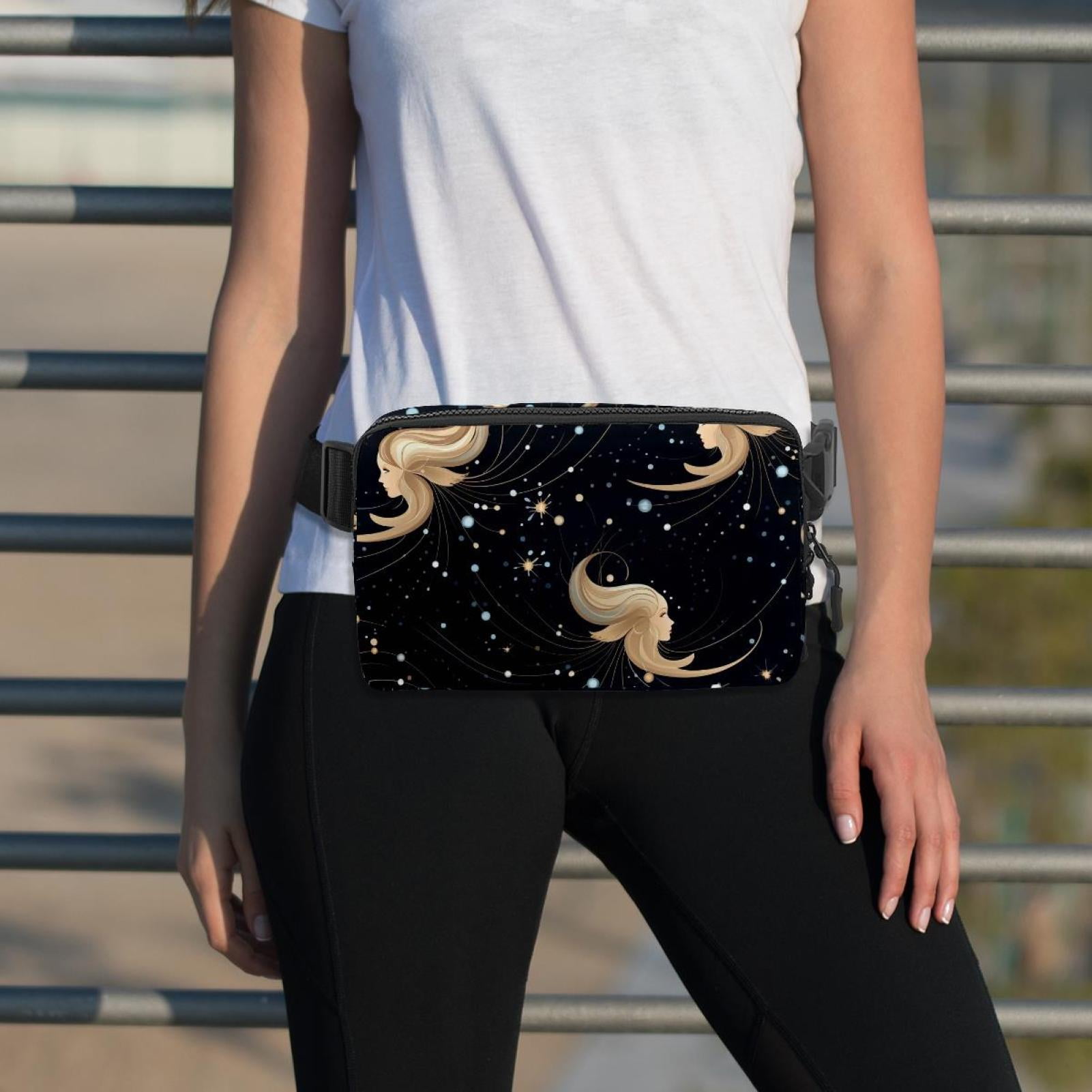 Virgo Lightweight Adjustable Running Belt Bag Fanny Pack Waist Pack with Extension Strap Unisex
