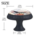 thumbnail image 4 of 4 Pcs Cartoon Dinosaur Knobs for Kitchen Cabinet Cupboard Dresser Bookcase Drawer Pulls Handles Round Home Decor, 4 of 8
