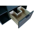 thumbnail image 6 of Bellaterra Home 37" Single wall mount vanity in Linen Gray finish top with Black galaxy and rectangle sink, 6 of 12
