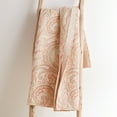 thumbnail image 3 of Levtex Home - Spruce Coral - Quilted Throw - (50 x 60") - Paisley - Coral and Tan - Reversible Pattern - Cotton Fabric, 3 of 4