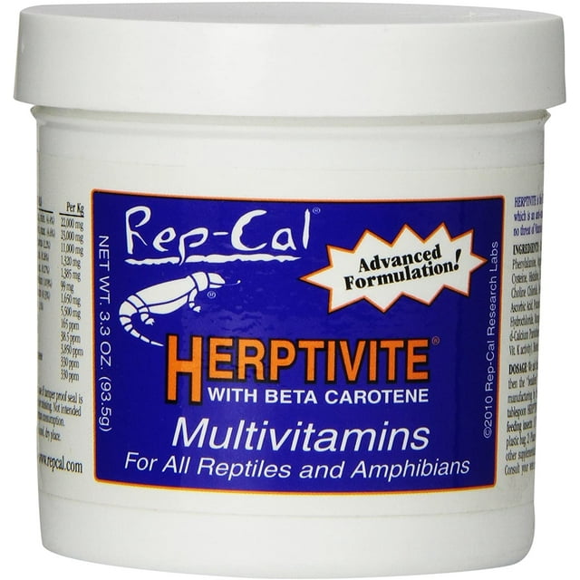 Rep-Cal 52299 SRP00300 Herptivite Multivitaminico y Mineral Rep Cal Rep-Cal
