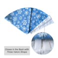 thumbnail image 4 of Falda de árbol de copo de nieve tridimensional azul de 90 cm. Xemadio FLD-3716, 4 of 7