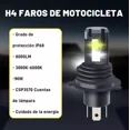 thumbnail image 3 of Faro Led H4 9003 Luz Blanca Y Amarilla Para Moto Alta Y Baja, 3 of 8