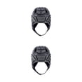 thumbnail image 1 of sweethay Casco de fútbol americano de seguridad deportiva Protector de cabeza de protección para la cabeza Negro L 2Conjunto, 1 of 6