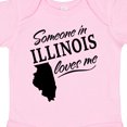 thumbnail image 4 of Inktastic Someone in Illinois Loves Me Boys or Girls Baby Bodysuit, 4 of 5