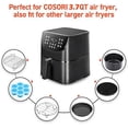 thumbnail image 4 of Jinsinto 6pcs 7''Square Air Fryer Accessories Baking Tray Basket Rack Chip Pizza Pan, 4 of 5
