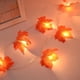 thumbnail image 5 of Guirnalda de luces LED de hojas de arce de 3 m y 20 LED con hojas de otoño falsas, guirnalda de hadas para Navidad, Acción de Gracias, fiesta de Halloween, decoración del hogar, 5 of 6