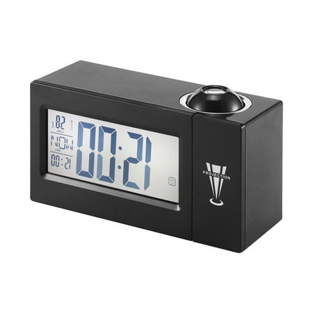 Powstro LED Digital Projection Alarm Clock Talking Nixie Electronic ...