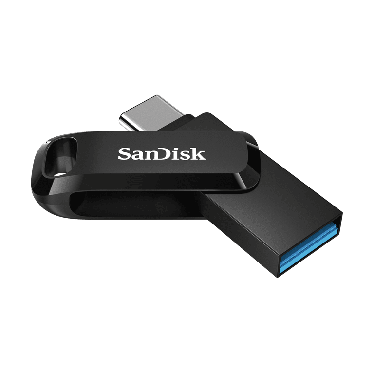 SanDisk 256GB Ultra Dual Drive Go USB Type-C Flash Drive, Black