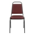 thumbnail image 4 of BizChair Hercules Series Trapezoidal Vinyl Banquet Stacking Chairs, Set of 4, Burgundy, 4 of 13