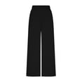 thumbnail image 6 of Aofany Pants for Women Wide Leg Linen Pant Summer Casual Palazzo Flowy Pants with Pocket Loose Lightweight Pants, 6 of 8