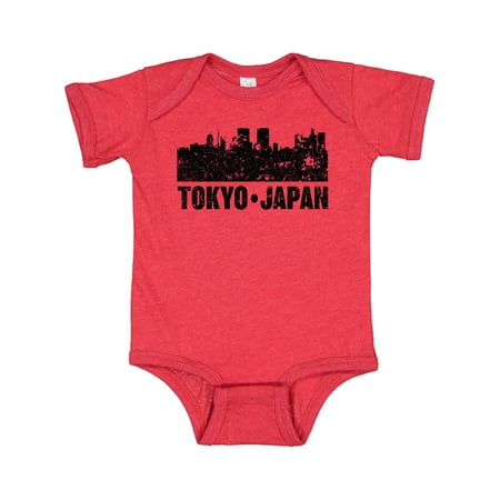 

Inktastic Tokyo Japan City Skyline with Grunge Gift Baby Boy or Baby Girl Bodysuit