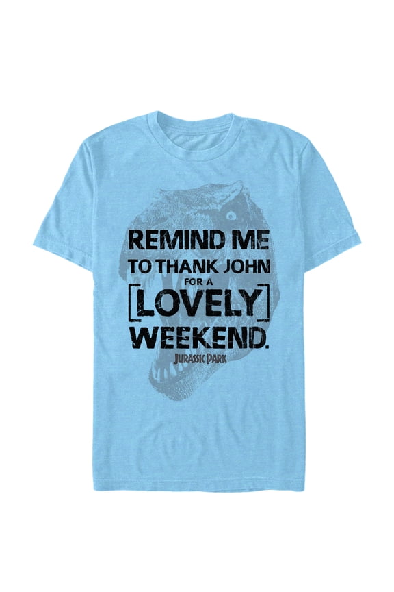 Men's Jurassic Park Lovely Weekend Graphic T-Shirt