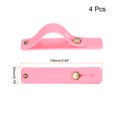 thumbnail image 2 of Uxcell 4 Pcs Phone Loop Finger Holder Silicone Phone Strap Grip Holder for Most Smartphones Pink, 2 of 6