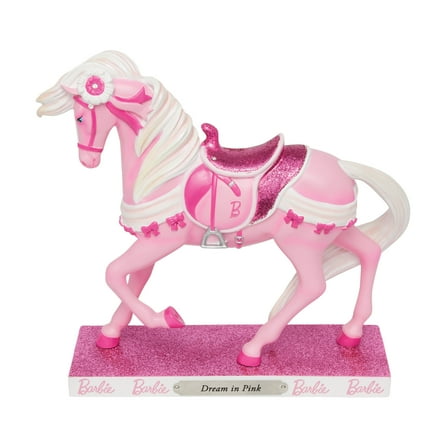 Trail of Painted Ponies Barbie Dream in Pink Figurine 7.3in H