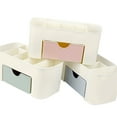 thumbnail image 3 of Nail Art Multi Grid Storage Box Tools Container makeup brush container Case Organizer Makeup Brushes Pen Cabinet Drawer Type, 3 of 9