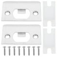 thumbnail image 1 of Miangastore 2 Sets Strike Plates Deadbolt Strike Plates Security Door Frame Guide Pieces Door Reinforcement Kit, 1 of 8