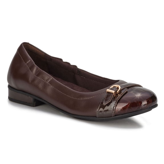 Ros Hommerson Trista Women's Flat Slip-on Shoes In Dark Brown