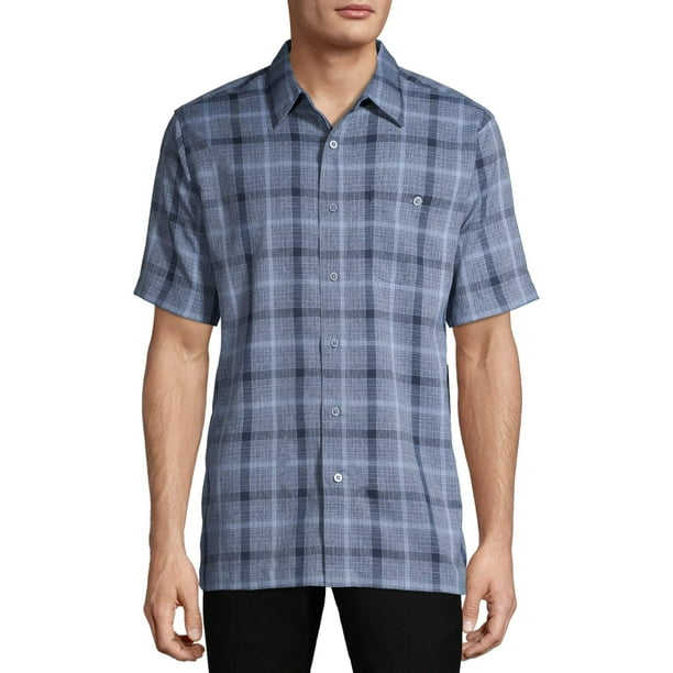 mens microfiber shirts short sleeve