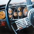 thumbnail image 2 of Atelier B Art Studio 15x15 Black Ornate Wood Framed with Double Matting Museum Art Print Titled - Vintage Car Interior, 2 of 4